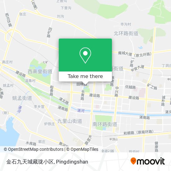 金石九天城藏珑小区 map