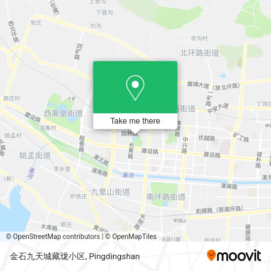 金石九天城藏珑小区 map