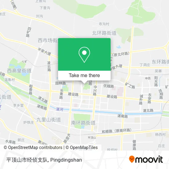 平顶山市经侦支队 map