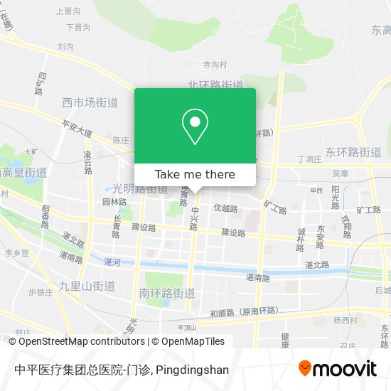中平医疗集团总医院-门诊 map