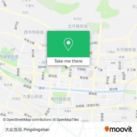 大众洗浴 map