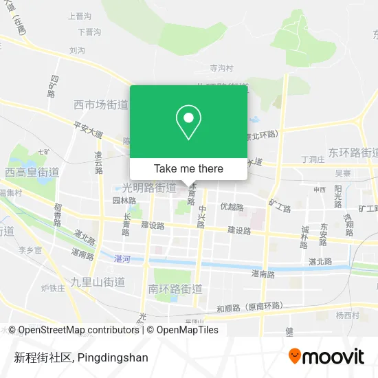 新程街社区 map