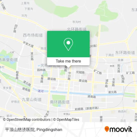 平顶山慈济医院 map