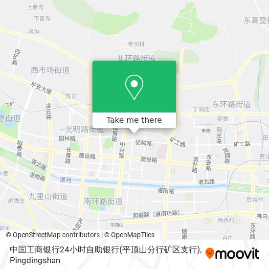 中国工商银行24小时自助银行(平顶山分行矿区支行) map