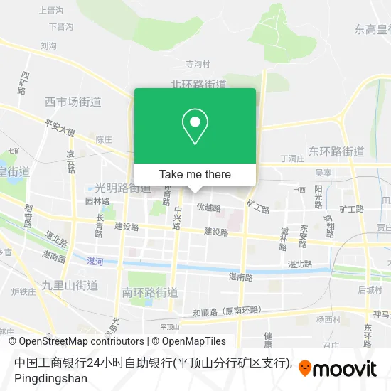 中国工商银行24小时自助银行(平顶山分行矿区支行) map