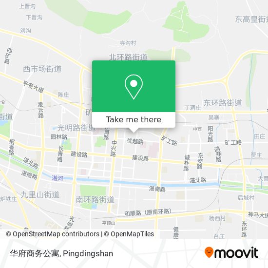 华府商务公寓 map