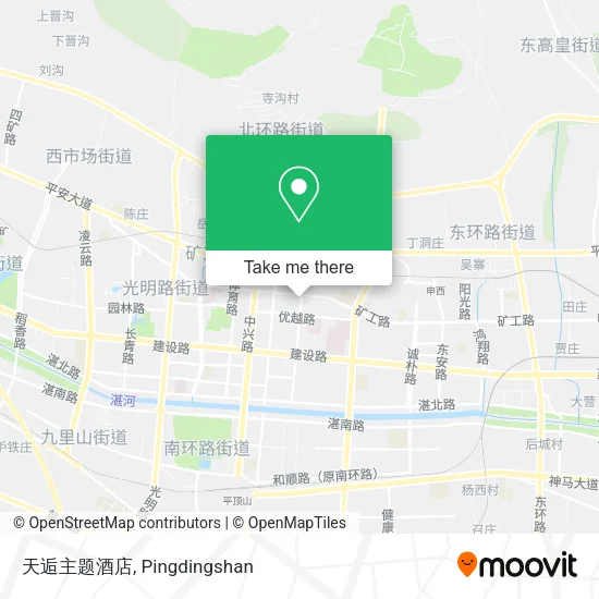 天逅主题酒店 map