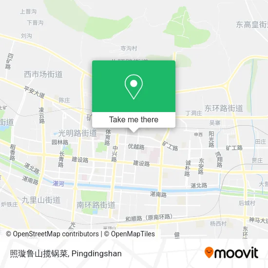照璇鲁山揽锅菜 map