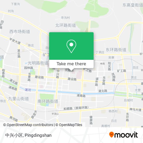 中兴小区 map