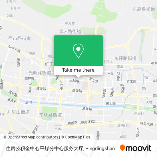 住房公积金中心平煤分中心服务大厅 map