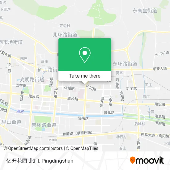 亿升花园-北门 map