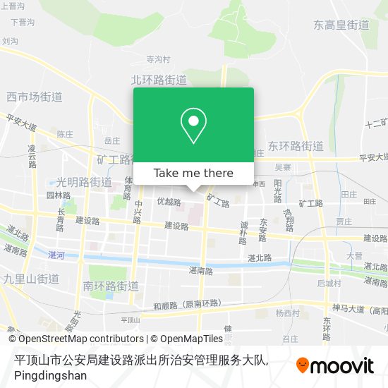 平顶山市公安局建设路派出所治安管理服务大队 map