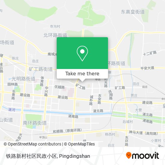 铁路新村社区民政小区 map