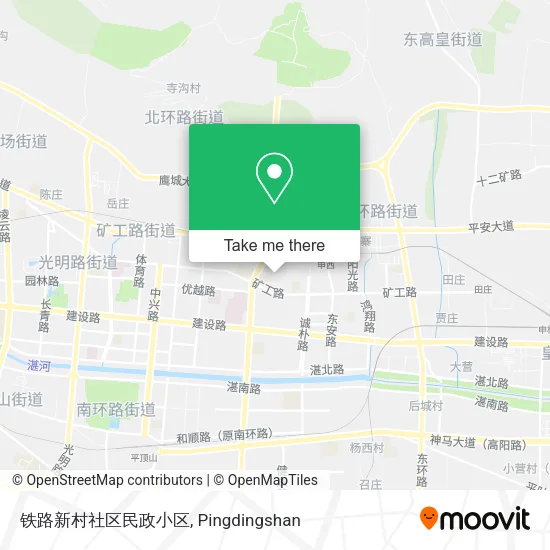 铁路新村社区民政小区 map