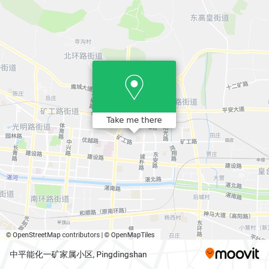 中平能化一矿家属小区 map