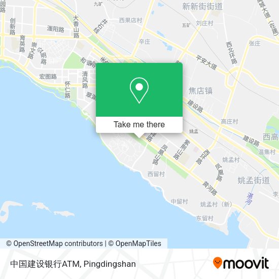 中国建设银行ATM map