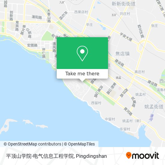 平顶山学院-电气信息工程学院 map