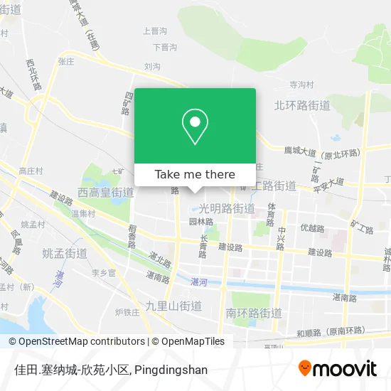 佳田.塞纳城-欣苑小区 map
