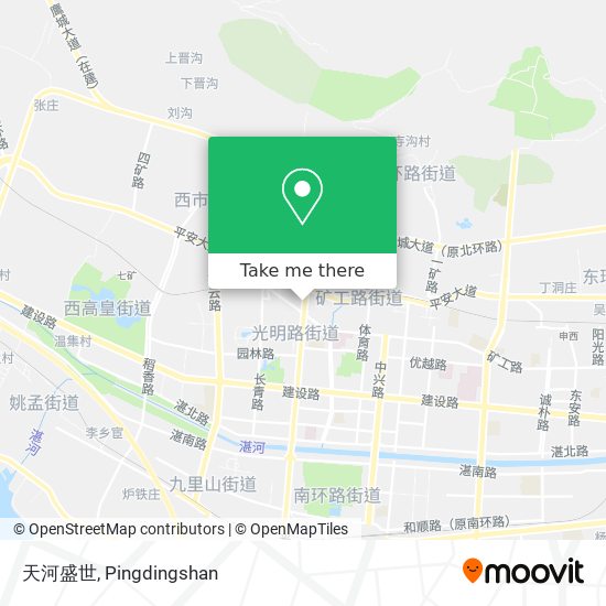 天河盛世 map