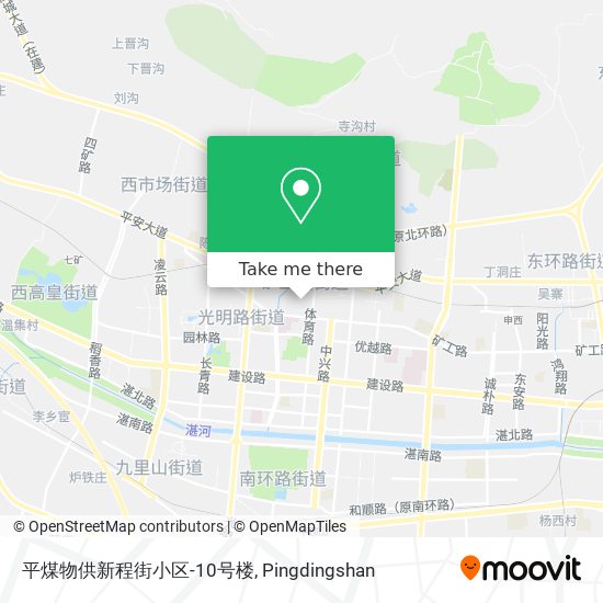 平煤物供新程街小区-10号楼 map