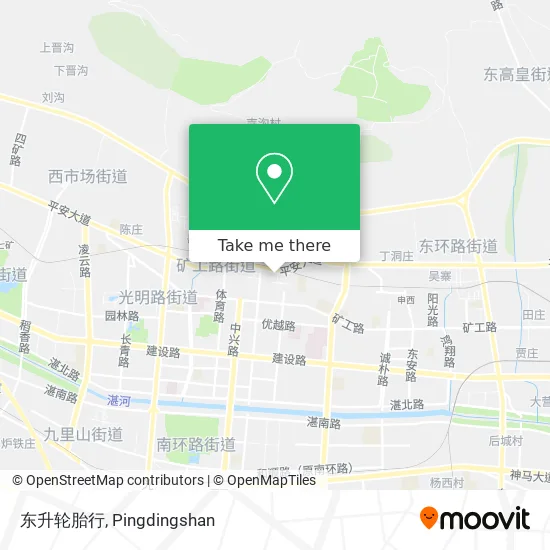 东升轮胎行 map