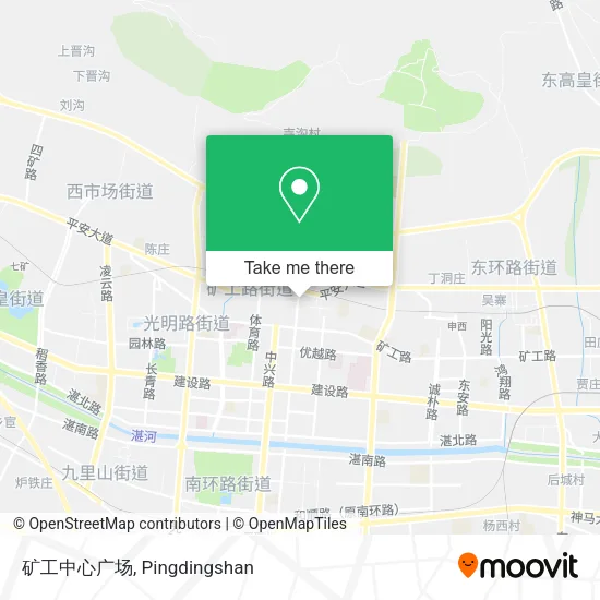 矿工中心广场 map