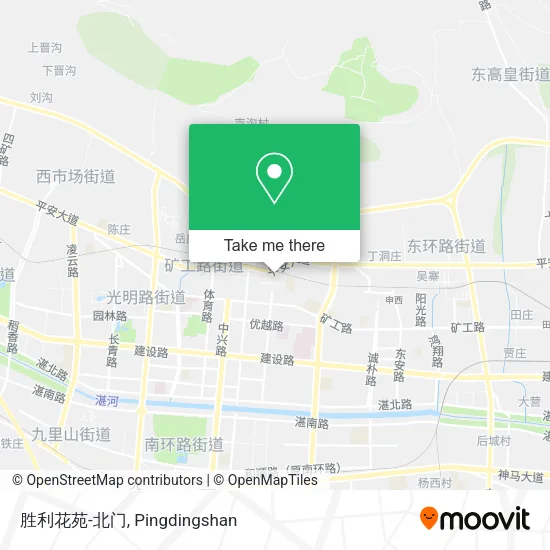 胜利花苑-北门 map
