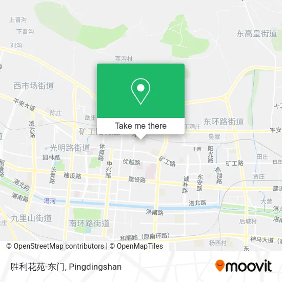 胜利花苑-东门 map