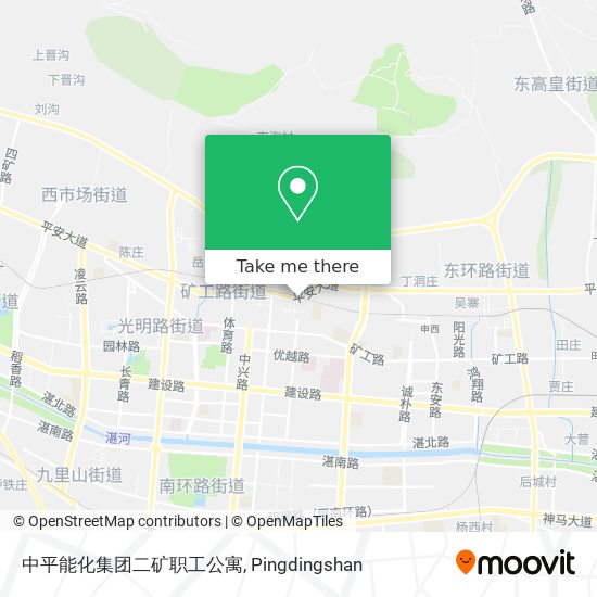 中平能化集团二矿职工公寓 map