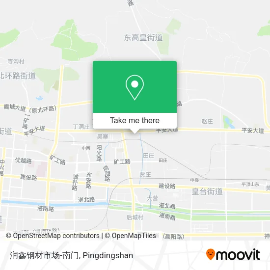 润鑫钢材市场-南门 map