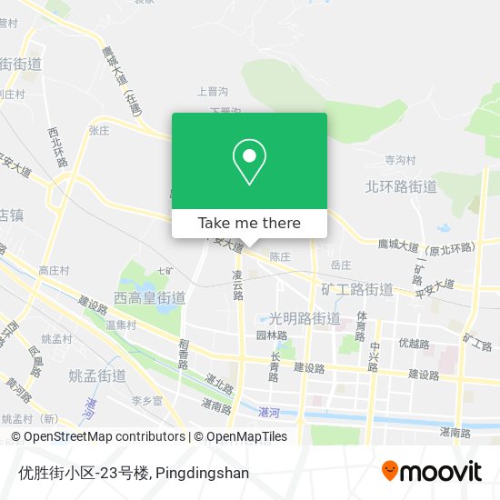 优胜街小区-23号楼 map