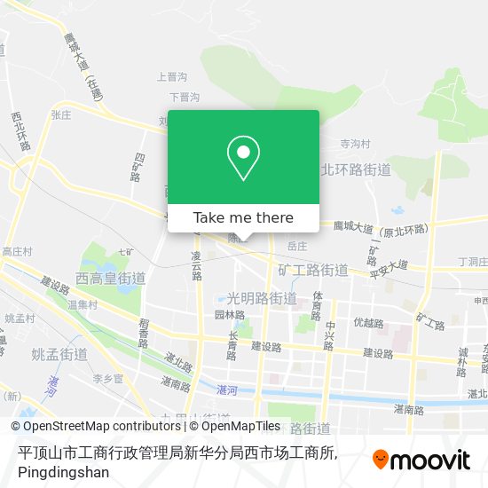 平顶山市工商行政管理局新华分局西市场工商所 map