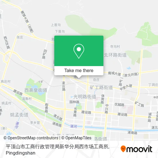 平顶山市工商行政管理局新华分局西市场工商所 map