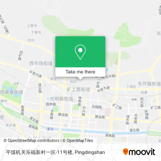 平煤机关乐福新村一区-11号楼 map