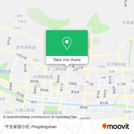 平安家园小区 map