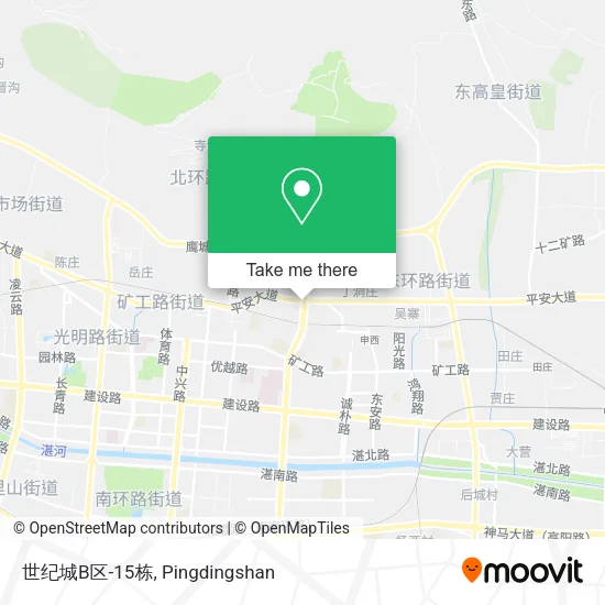 世纪城B区-15栋 map