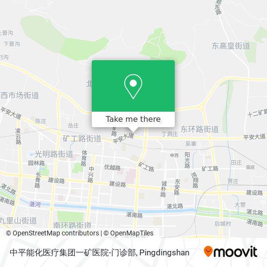 中平能化医疗集团一矿医院-门诊部 map