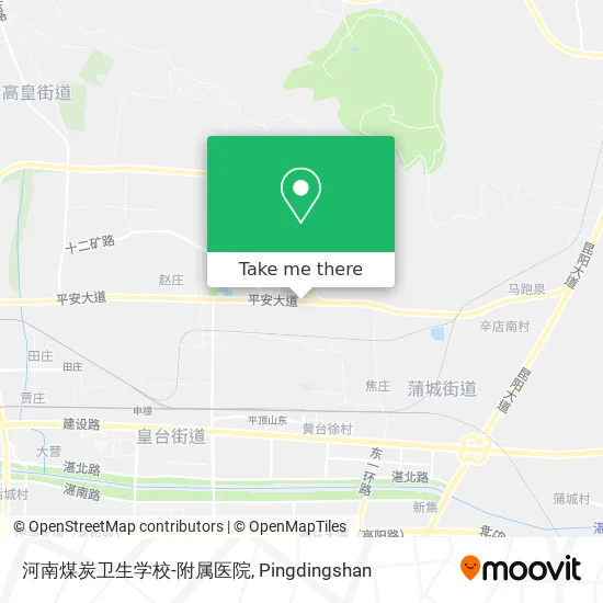 河南煤炭卫生学校-附属医院 map