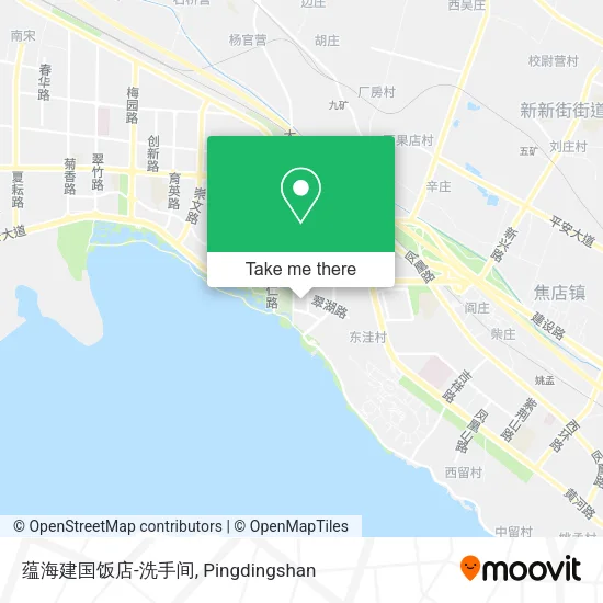 蕴海建国饭店-洗手间 map