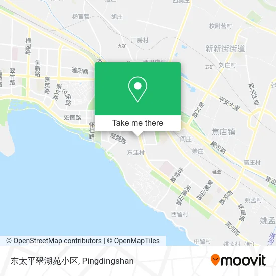 东太平翠湖苑小区 map
