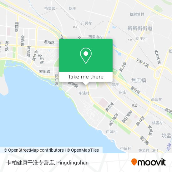 卡柏健康干洗专营店 map