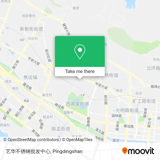 艺华不锈钢批发中心 map
