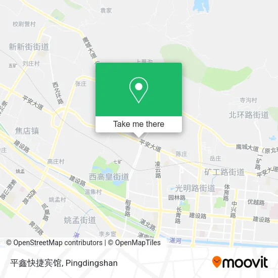 平鑫快捷宾馆 map