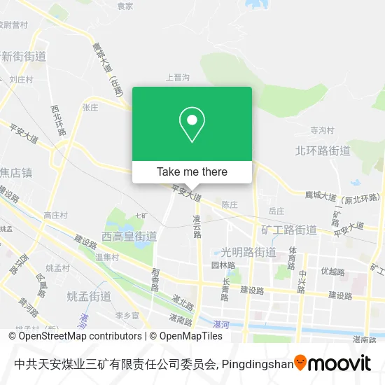 中共天安煤业三矿有限责任公司委员会 map