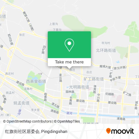 红旗街社区居委会 map