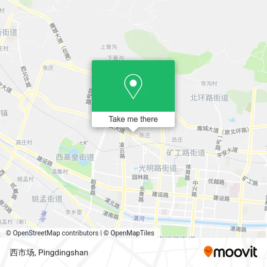 西市场 map