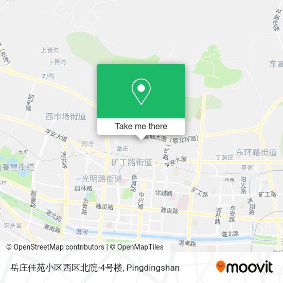 岳庄佳苑小区西区北院-4号楼 map