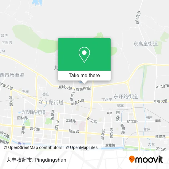 大丰收超市 map