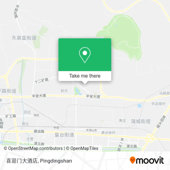 喜迎门大酒店 map