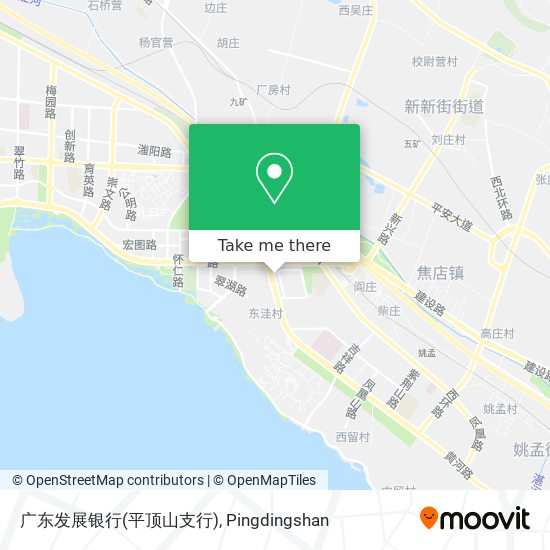 广东发展银行(平顶山支行) map